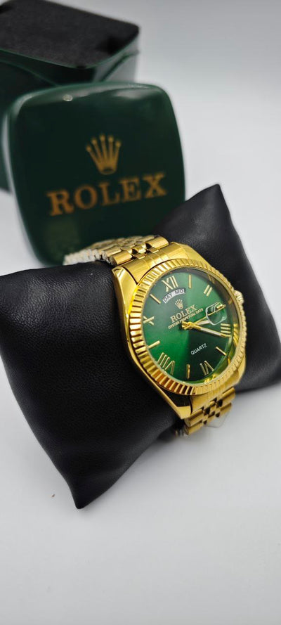 ROLEX DAY-DATE GOLD İÇİ YEŞİL ERKEK SAAT