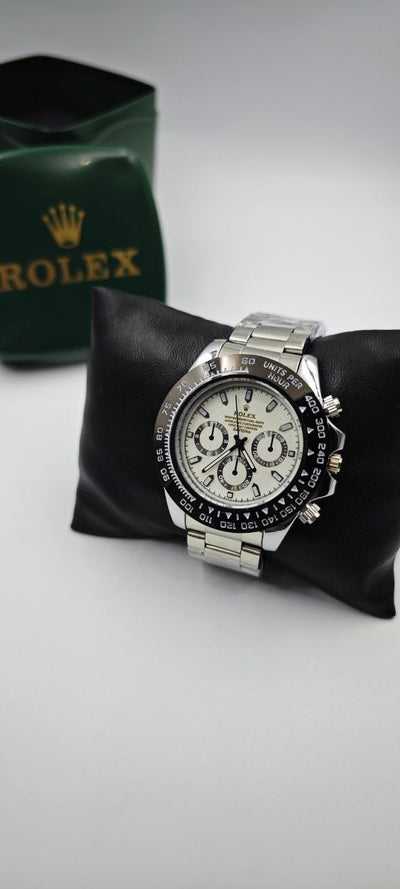ROLEX DAYTONE GRİ İÇİ BEYAZ ERKEK SAAT