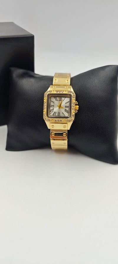 GOLD İÇİ BEYAZ BAYAN SAATİ