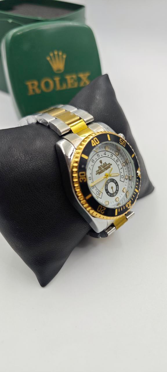 ROLEX YACH-T MASTER ÇİFT RENK İÇİ BEYAZ