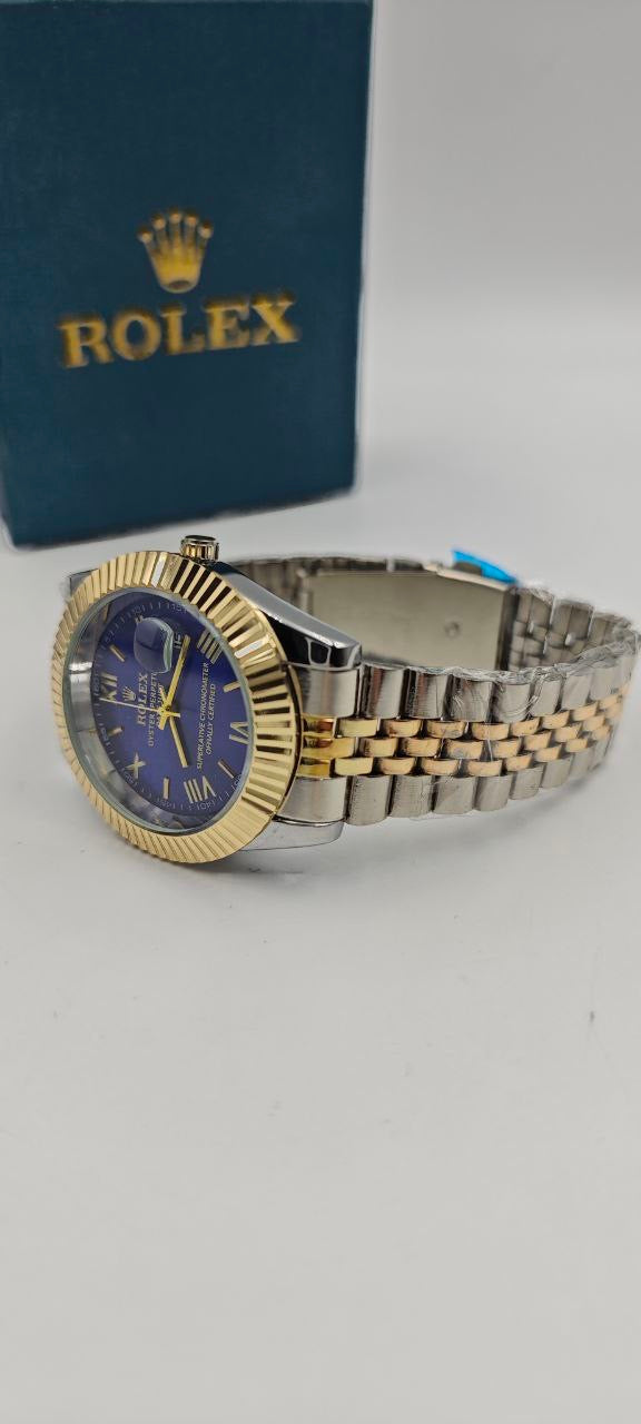 ROLEX DAYTJUST ÇİFT RENK İÇİ MAVİ