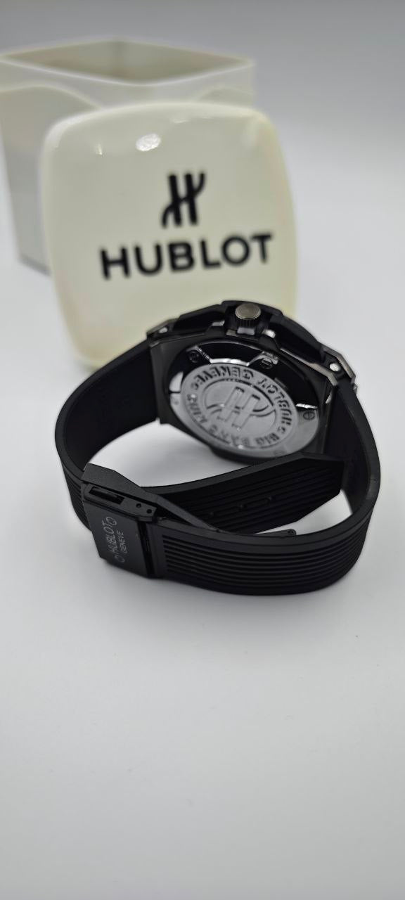 HUBLOT GENEVE SİYAH ERKEK SAAT