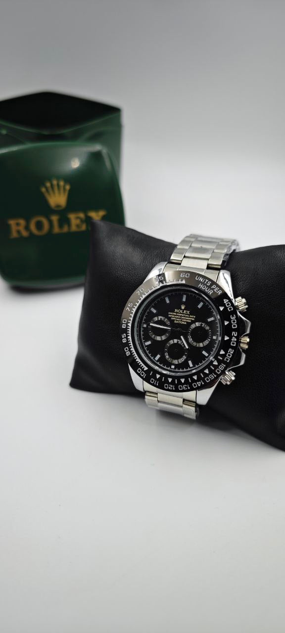 ROLEX DAYTONE GRİ İÇİ SİYAH ERKEK SAAT