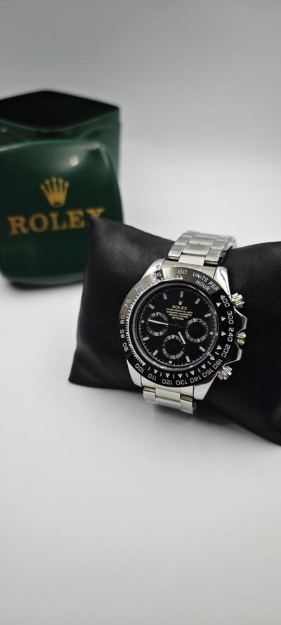 ROLEX DAYTONE GRİ İÇİ SİYAH ERKEK SAAT
