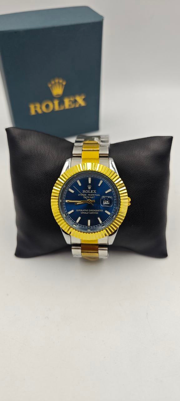 ROLEX DAYTJUST ÇİFT RENK İÇİ MAVİ