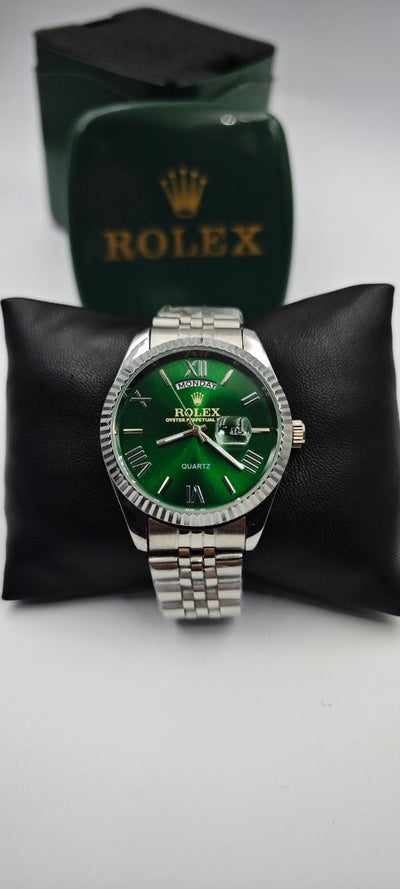 ROLEX DAY-DATE GRİ İÇİ YEŞİL ERKEK SAAT