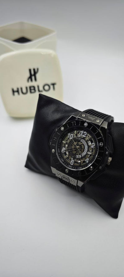 HUBLOT GENEVE SİYAH ERKEK SAAT