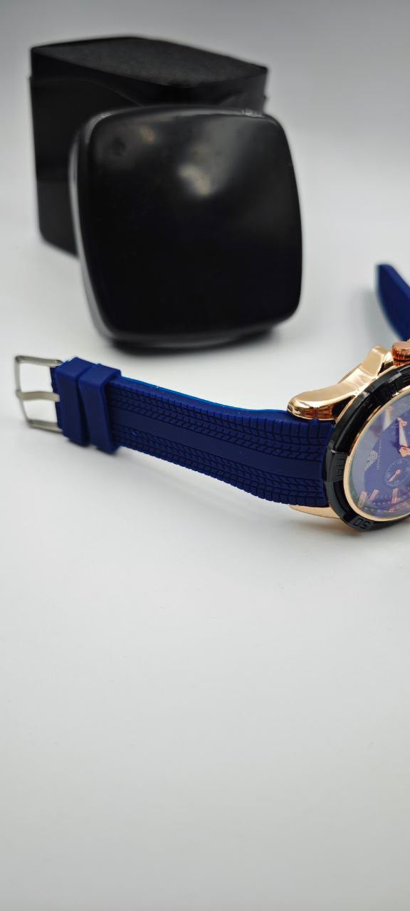EMPORİO ARMANİ MAVİ GOLD ERKEK SAAT