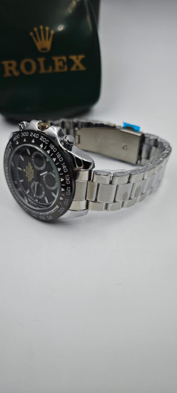 ROLEX DAYTONE GRİ İÇİ SİYAH ERKEK SAAT