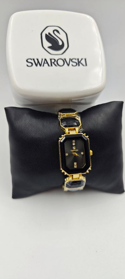 SWAROVSKİ SİYAH TAŞLI BAYAN