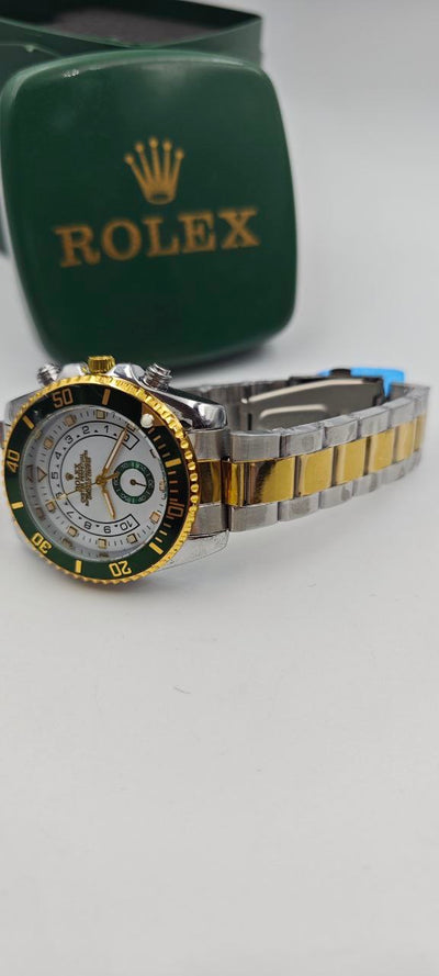 ROLEX YACH-T MASTER ÇİFT RENK İÇİ BEYAZ
