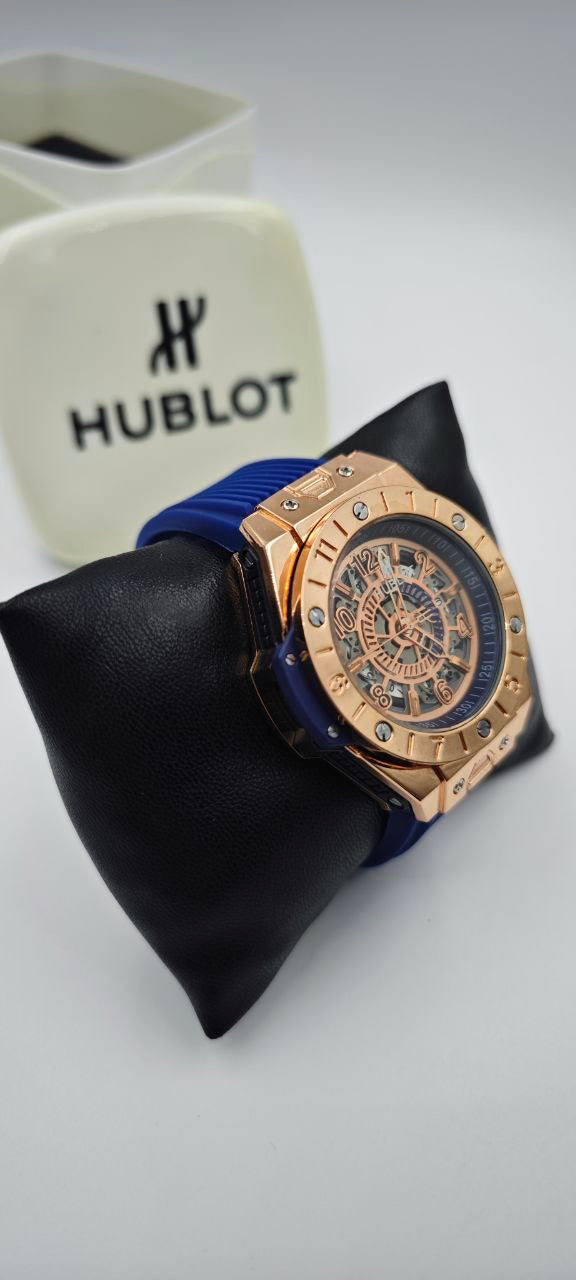 HUBLOT GENEVE MAVİ GOLD ERKEK SAAT