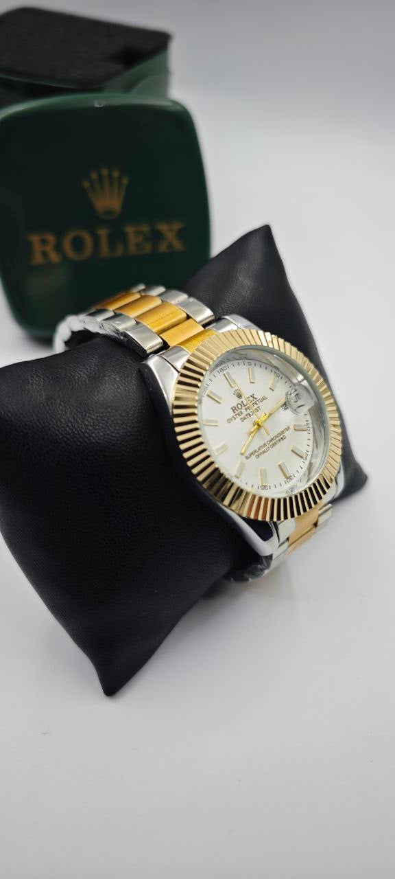 ROLEX DATEJUST GOLD GRİ ERKEK SAAT