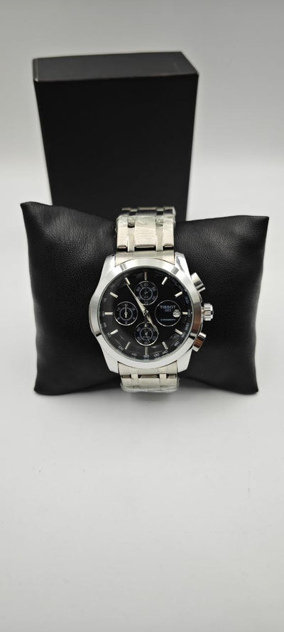 TİSSOT GÜMÜŞ RENK FULL KORDİNASYON ERKEK SAAT