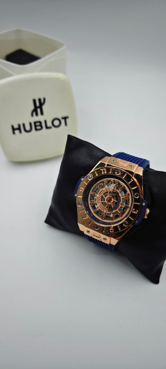 HUBLOT GENEVE MAVİ GOLD ERKEK SAAT
