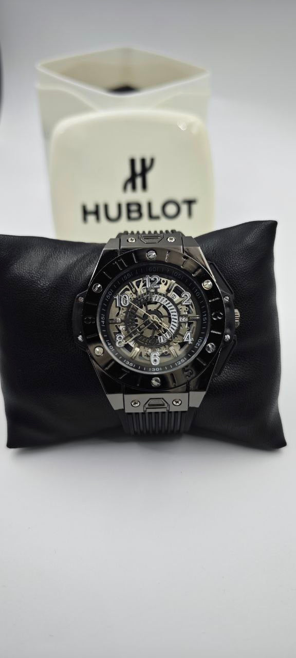 HUBLOT GENEVE SİYAH ERKEK SAAT