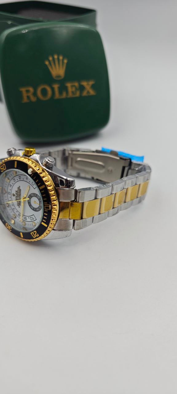 ROLEX YACH-T MASTER ÇİFT RENK İÇİ BEYAZ