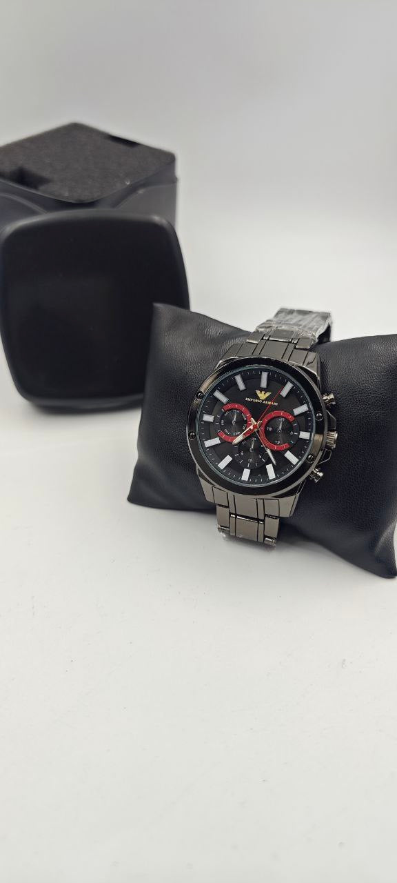 EMPORİO ARMANİ FULL SİYAH ERKEK SAAT