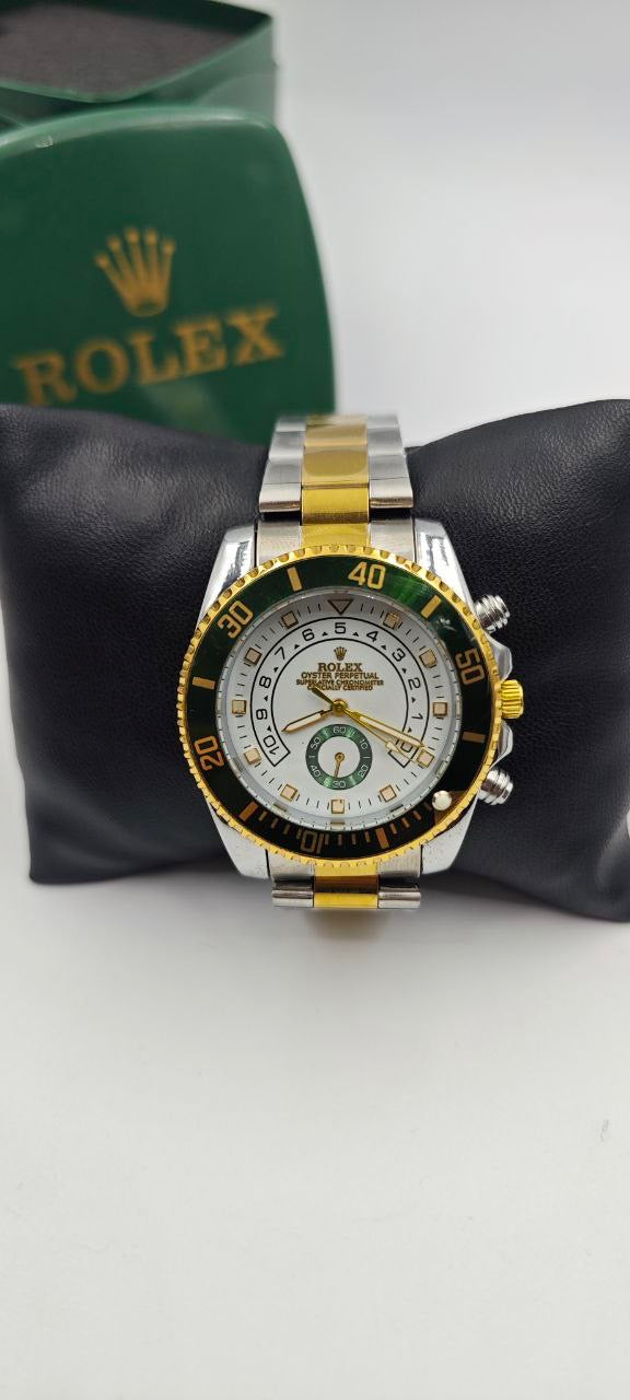 ROLEX YACH-T MASTER ÇİFT RENK İÇİ BEYAZ