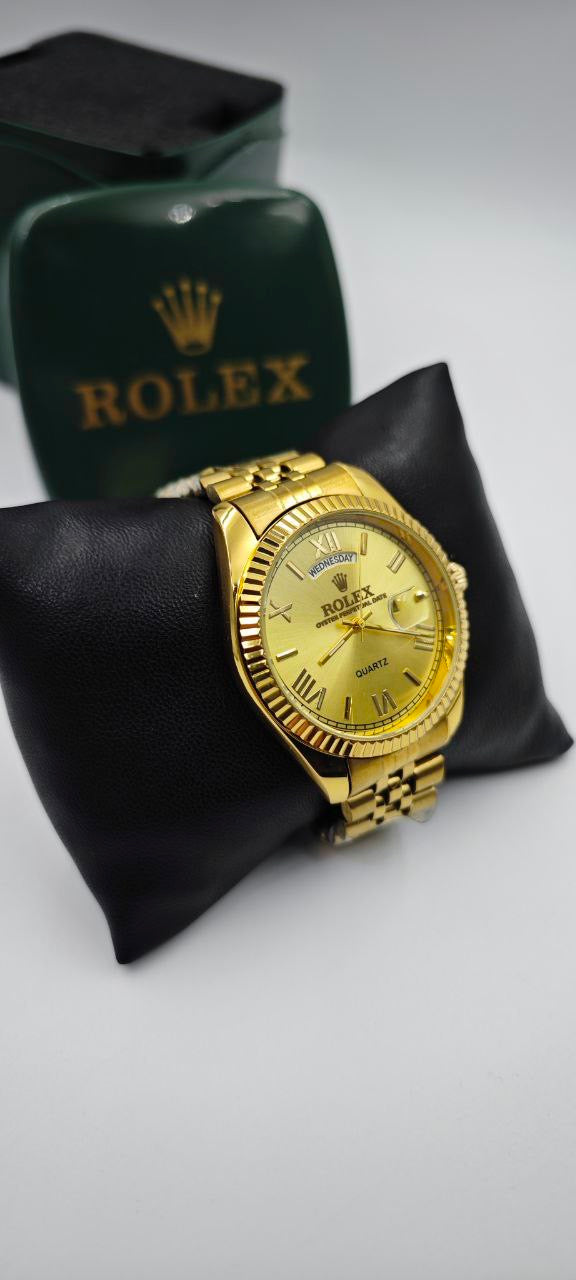 ROLEX DAY-DATE FULL GOLD ROMA RAKAM ERKEK SAAT