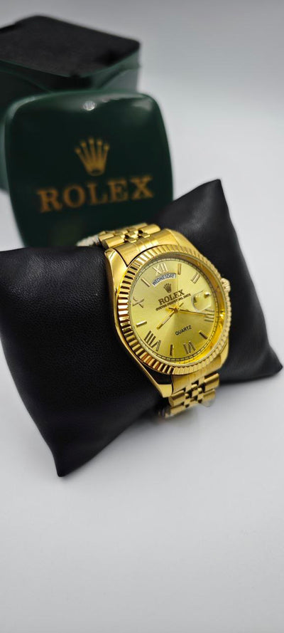 ROLEX DAY-DATE FULL GOLD ROMA RAKAM ERKEK SAAT