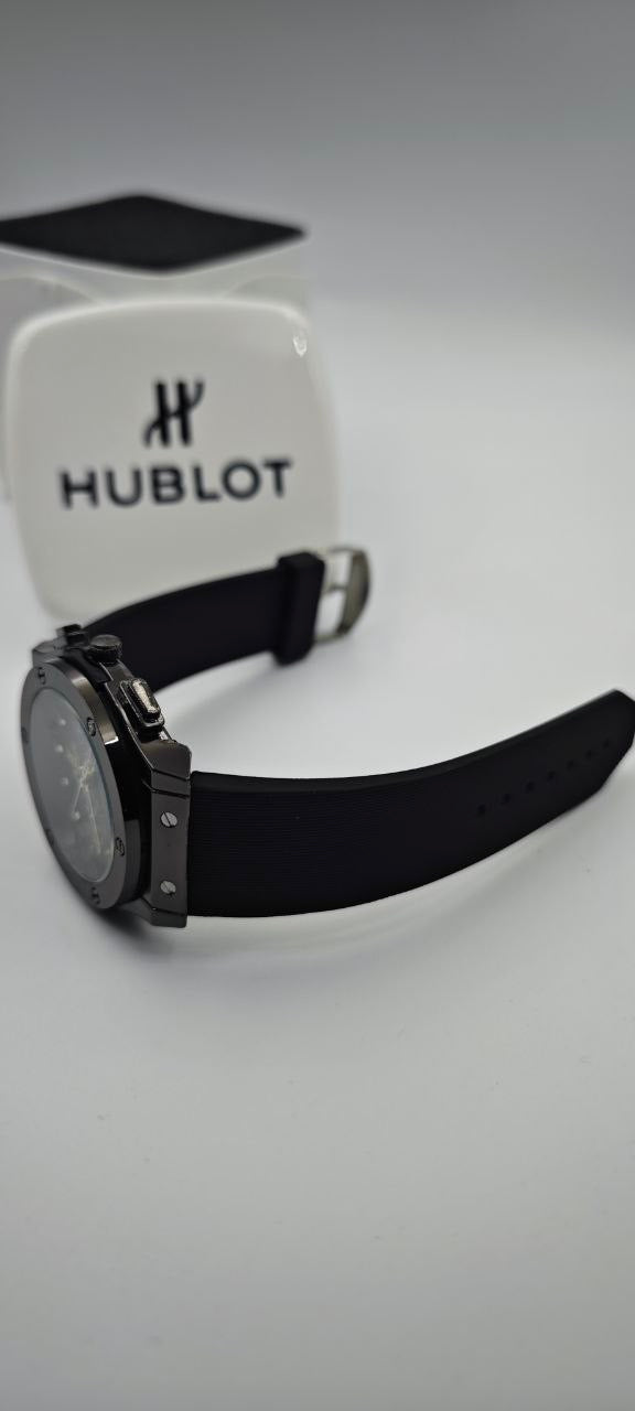 HUBLOT GENEVE SİYAH ERKEK SAAT