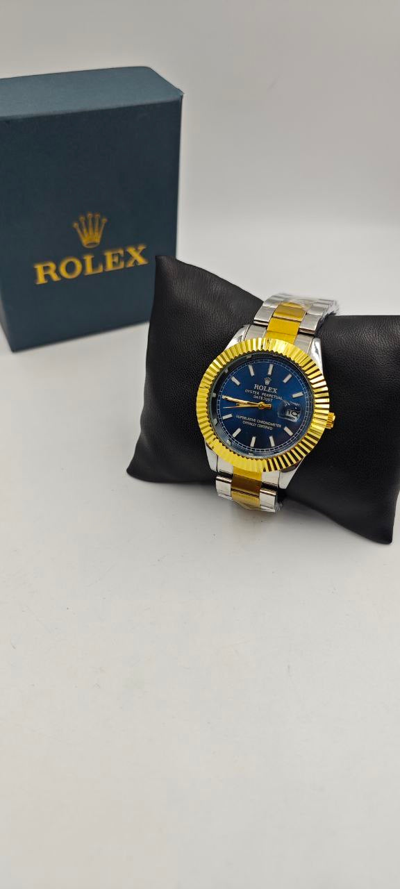 ROLEX DAYTJUST ÇİFT RENK İÇİ MAVİ
