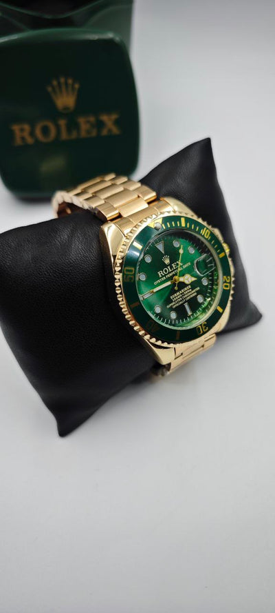 ROLEX SUBMARİNER GOLD İÇİ YEŞİL ERKEK SAAT
