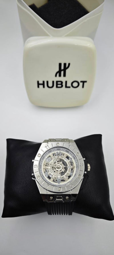 HUBLOT GENEVE SİYAH GRİ ERKEK SAAT