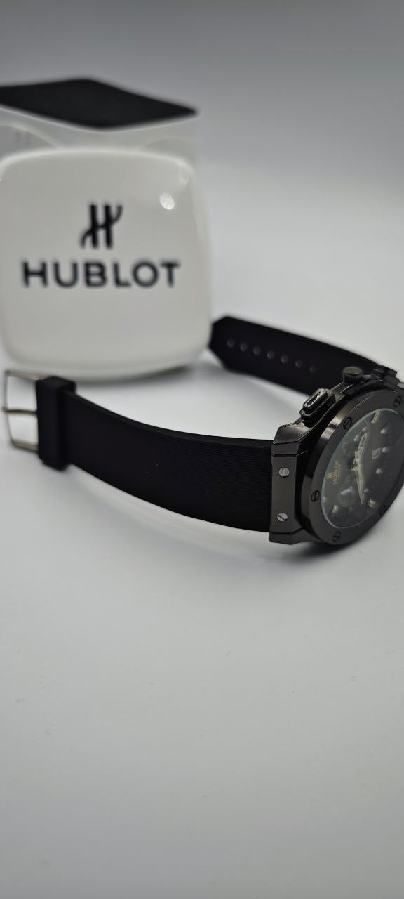 HUBLOT GENEVE SİYAH ERKEK SAAT