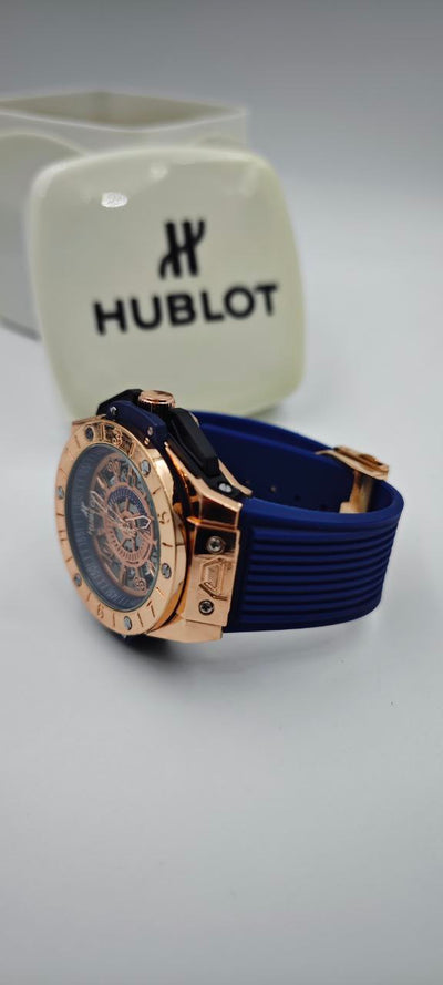 HUBLOT GENEVE MAVİ GOLD ERKEK SAAT