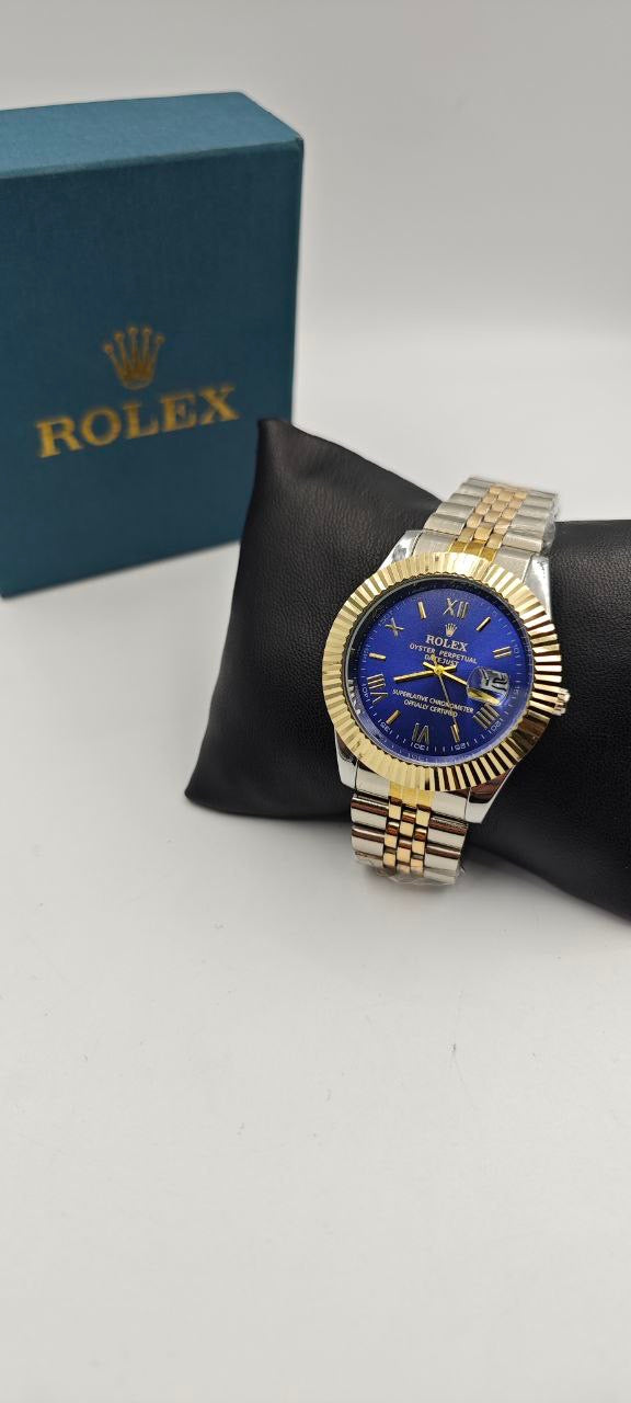 ROLEX DAYTJUST ÇİFT RENK İÇİ MAVİ