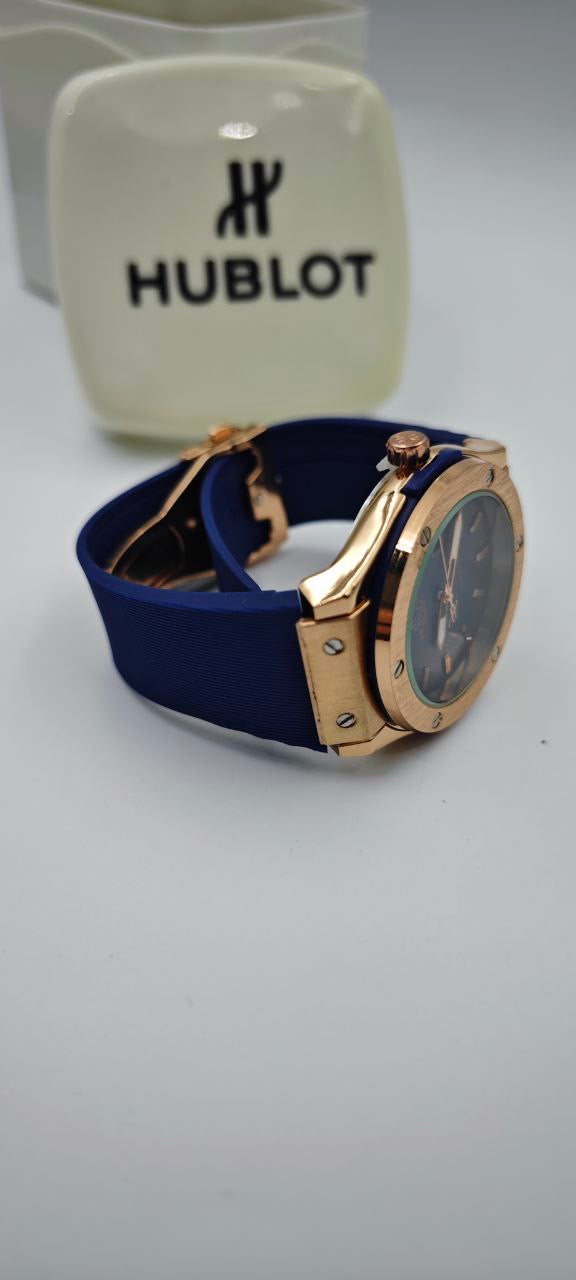 HUBLOT GENEVE MAVİ GOLD ERKEK SAAT