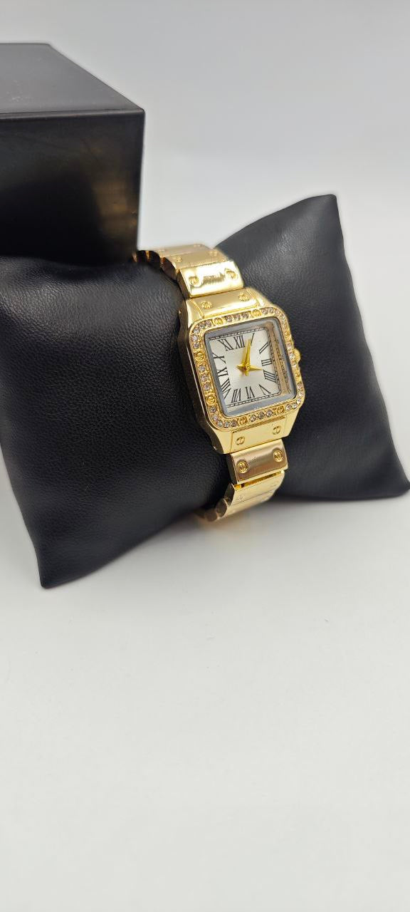 GOLD İÇİ BEYAZ BAYAN SAATİ