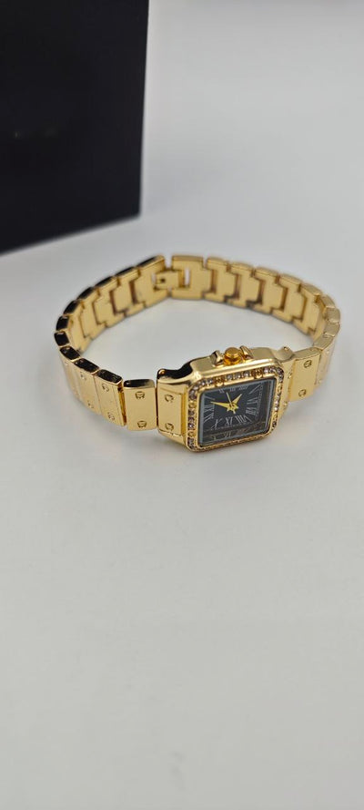 GOLD İÇİ SİYAH BAYAN SAATİ