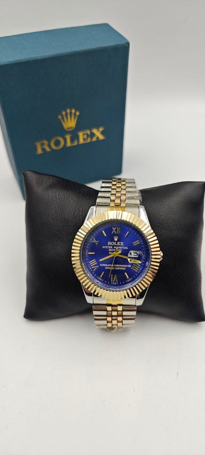ROLEX DAYTJUST ÇİFT RENK İÇİ MAVİ