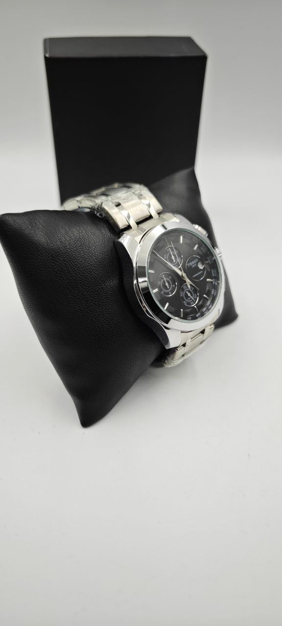 TİSSOT GÜMÜŞ RENK FULL KORDİNASYON ERKEK SAAT