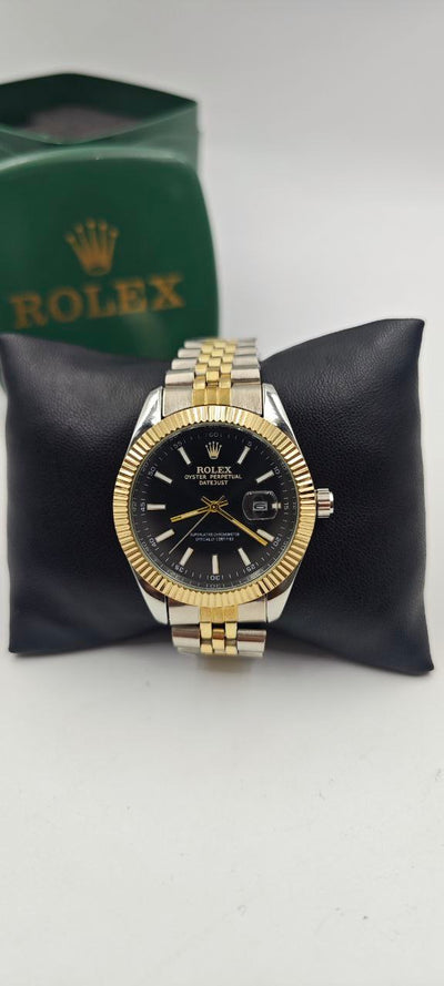 ROLEX DATEJUST ÇİFT RENK İÇİ SİYAH