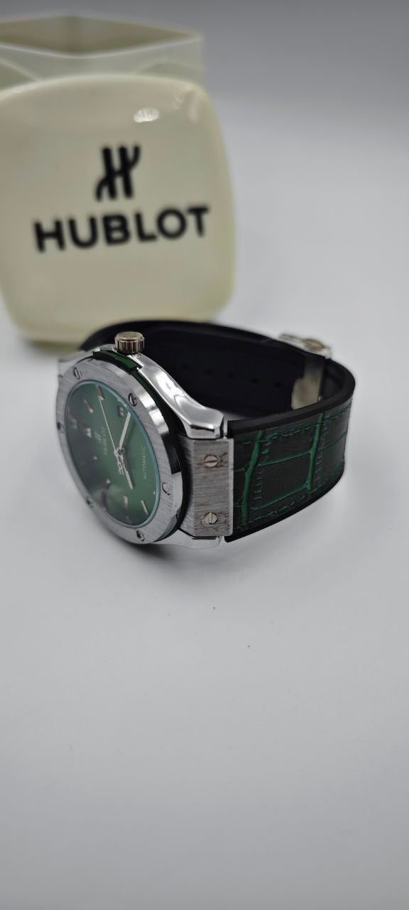 HUBLOT GENEVE YEŞİL GRİ ERKEK SAAT