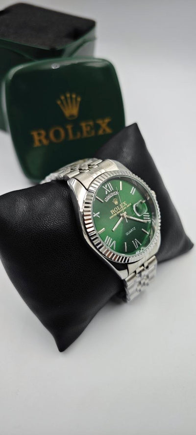 ROLEX DAY-DATE GRİ İÇİ YEŞİL ERKEK SAAT
