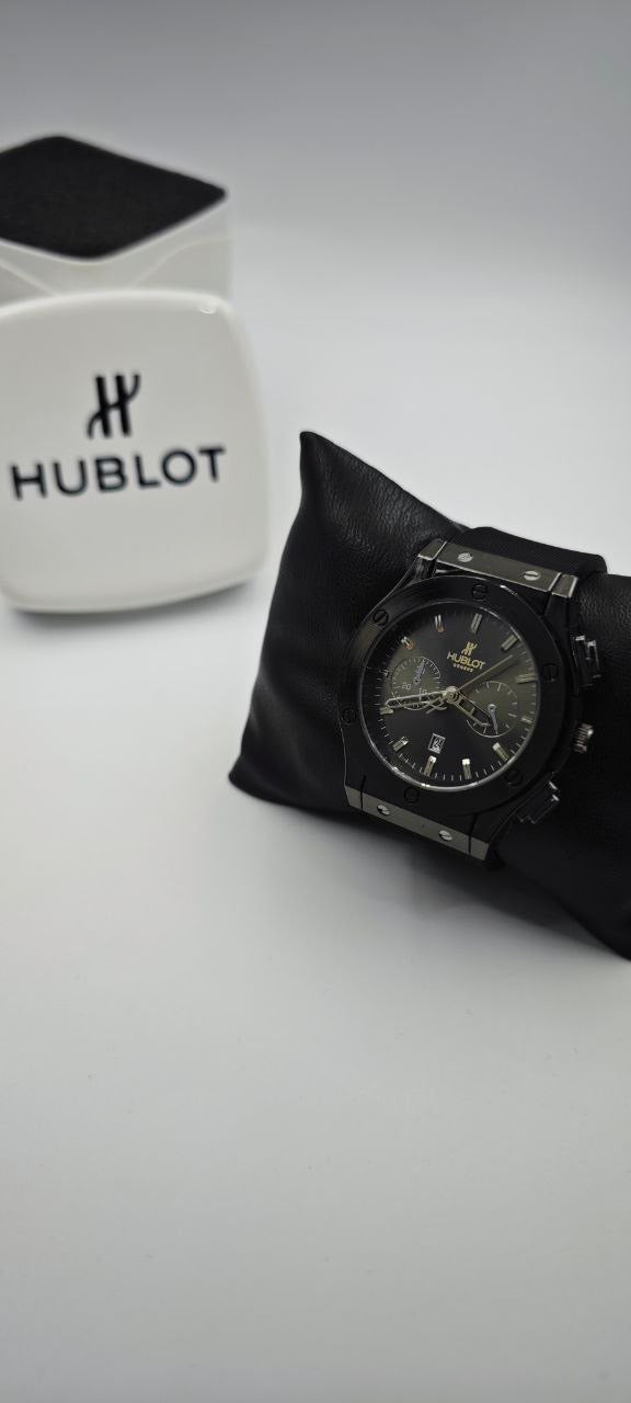 HUBLOT GENEVE SİYAH ERKEK SAAT