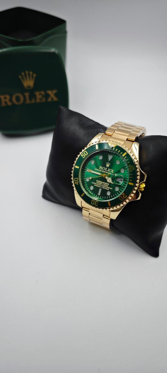 ROLEX SUBMARİNER GOLD İÇİ YEŞİL ERKEK SAAT