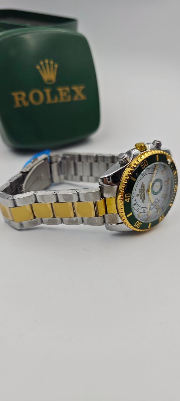 ROLEX YACH-T MASTER ÇİFT RENK İÇİ BEYAZ