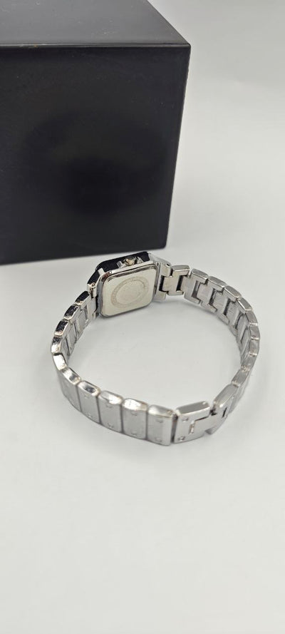 GÜMÜŞ RENK İÇİ PEMBE BAYAN SAATİ