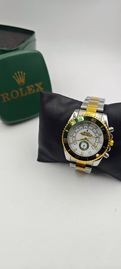 ROLEX YACH-T MASTER ÇİFT RENK İÇİ BEYAZ