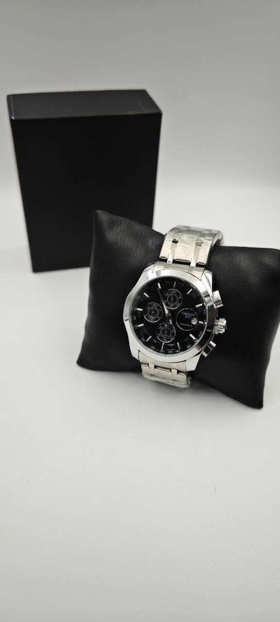 TİSSOT GÜMÜŞ RENK FULL KORDİNASYON ERKEK SAAT