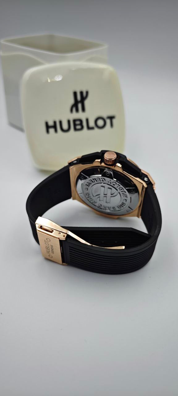 HUBLOT GENEVE SİYAH GOLD ERKEK SAAT