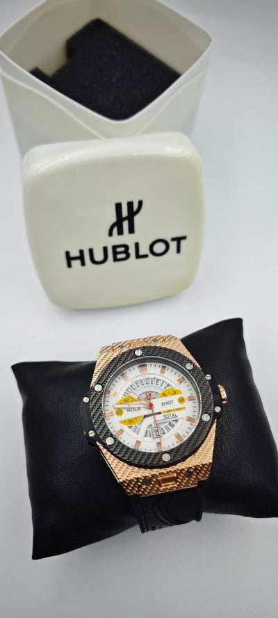HUBLOT GENEVE SİYAH GOLD ERKEK SAAT